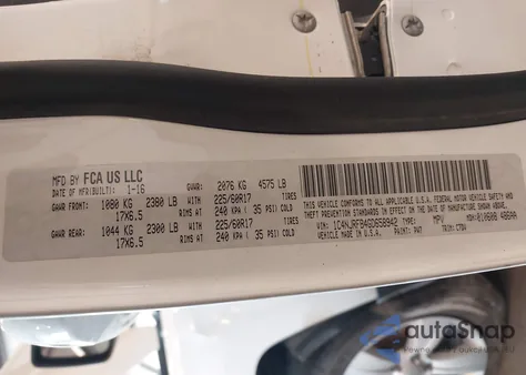 2016 Jeep Patriot Latitude from USA, damaged, VIN 1C4NJRFB4GD658942